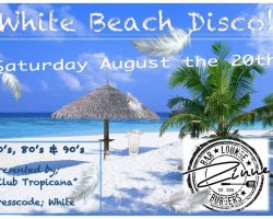 White Beach Disco Party